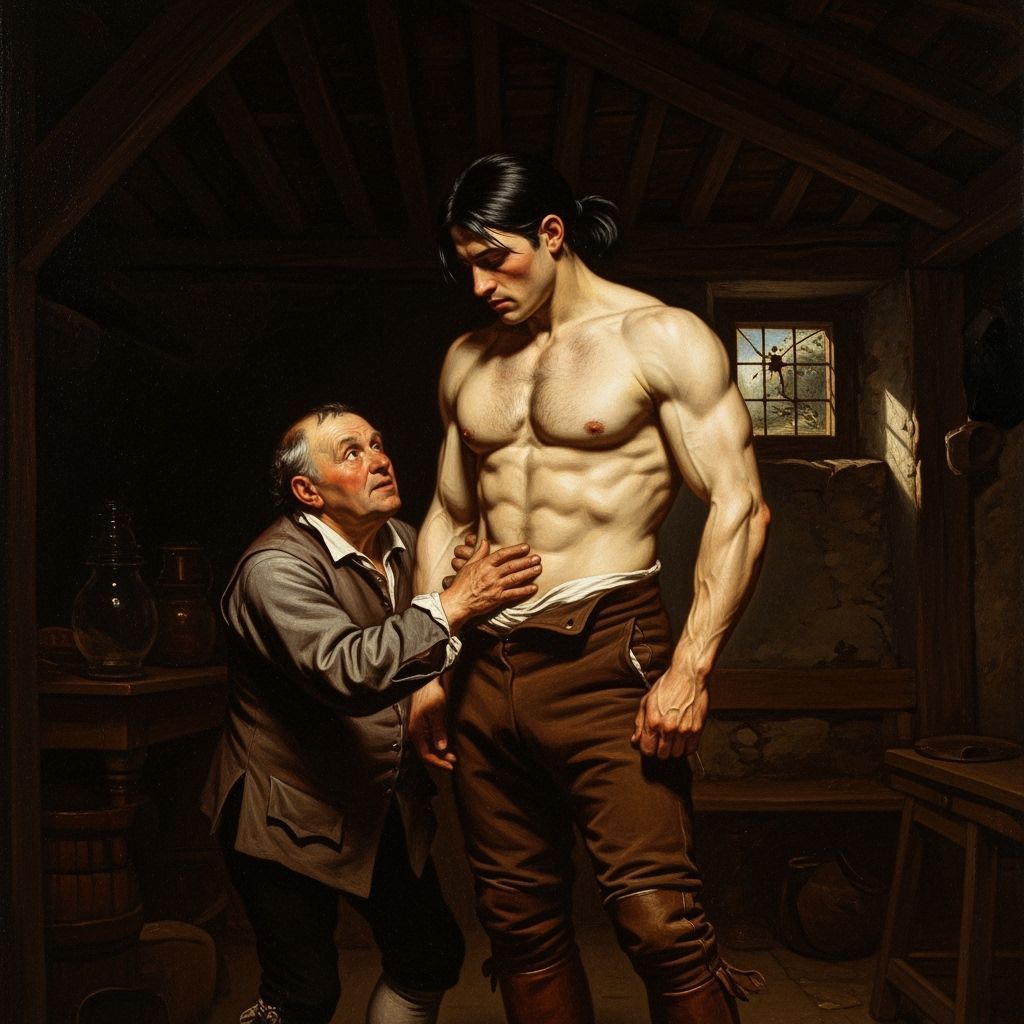 Gaston being hit on my Belle's father