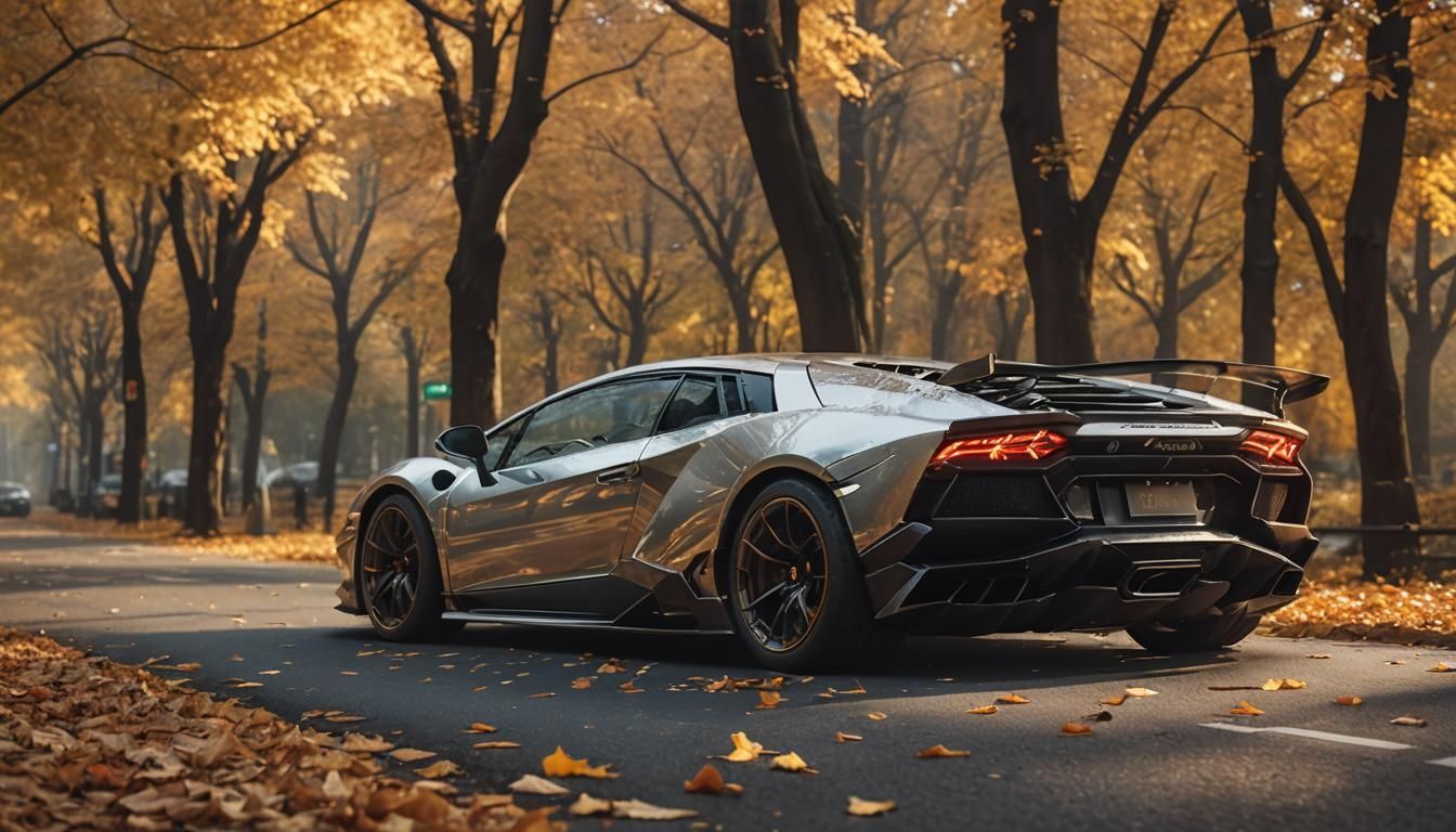 Lamborghini in Autumn  by @Graydon Archer