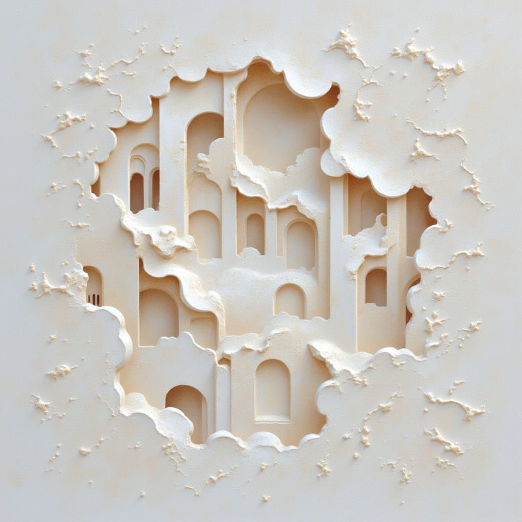 Kirigami, papercut technique, layered, detailed <lora:Geo gos:1.0>