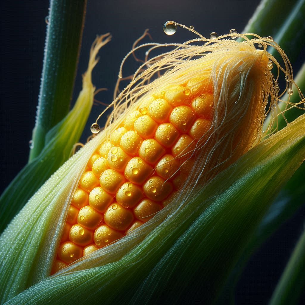 a corn, ear of corn or a piece of scientific agriculture kernel