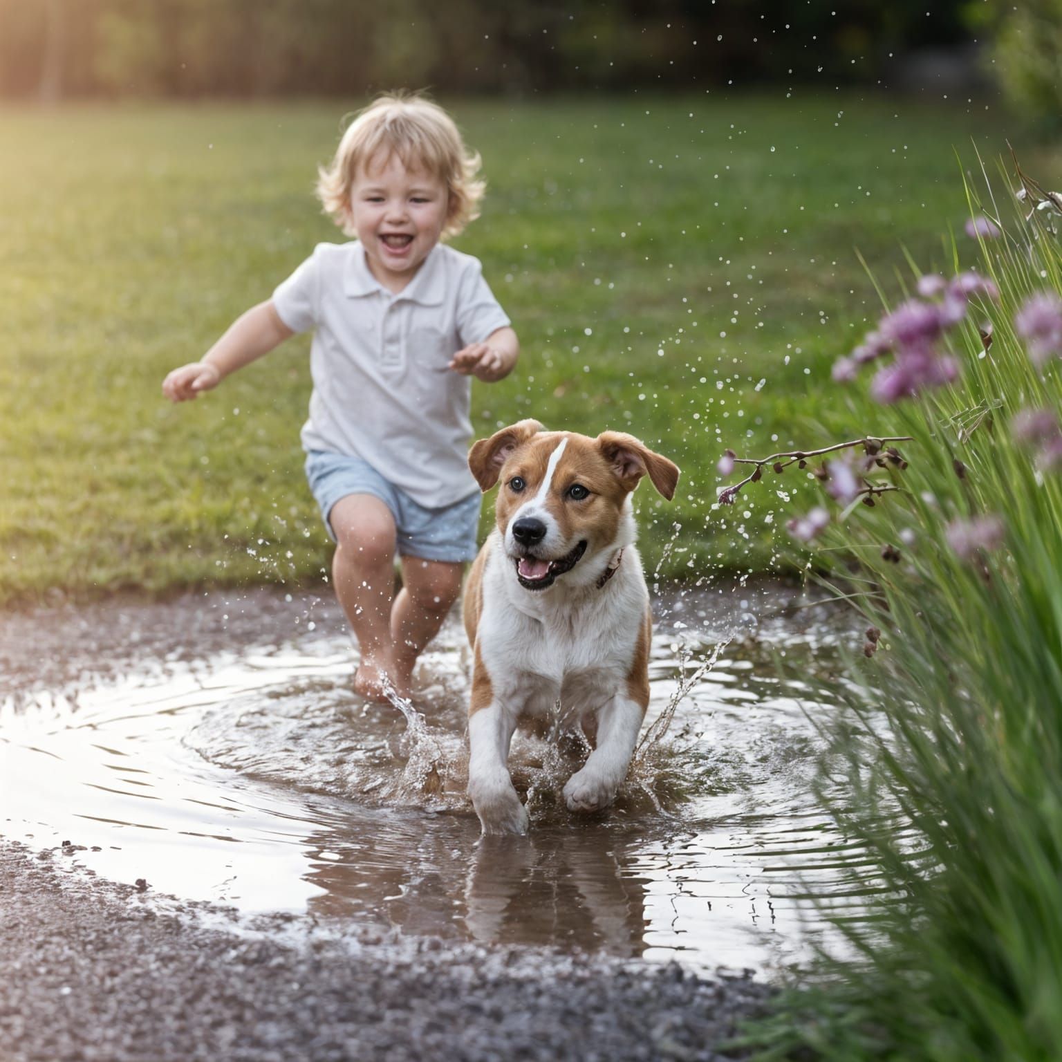 Springtime Splashes  by @Beep