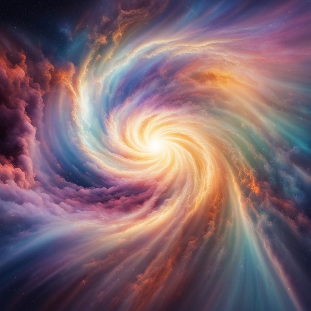 Beautiful Galaxy of swirling colors #2