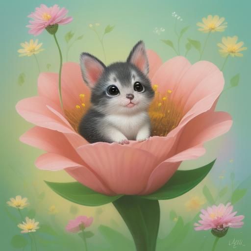 My flowery bed