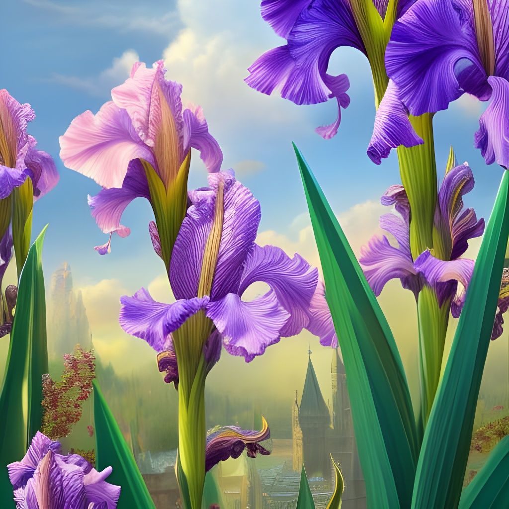 Among the Flowers AI Generated Artwork NightCafe Creator