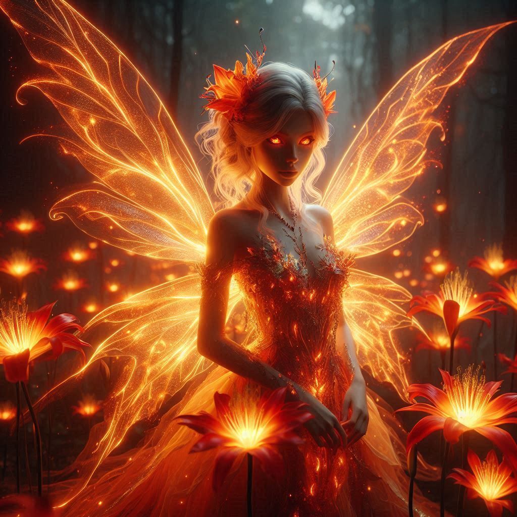 Fire Lily Fairy