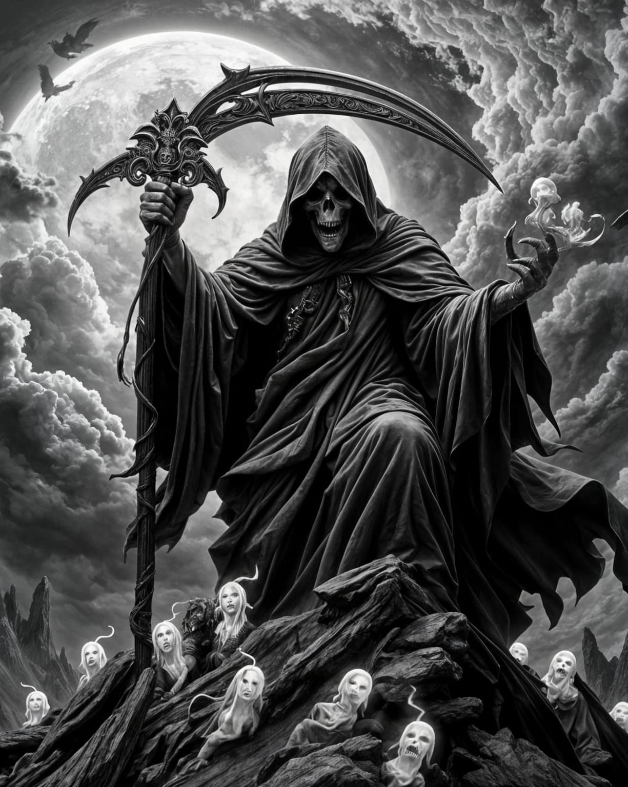 Harvester of souls  by @Dobiki