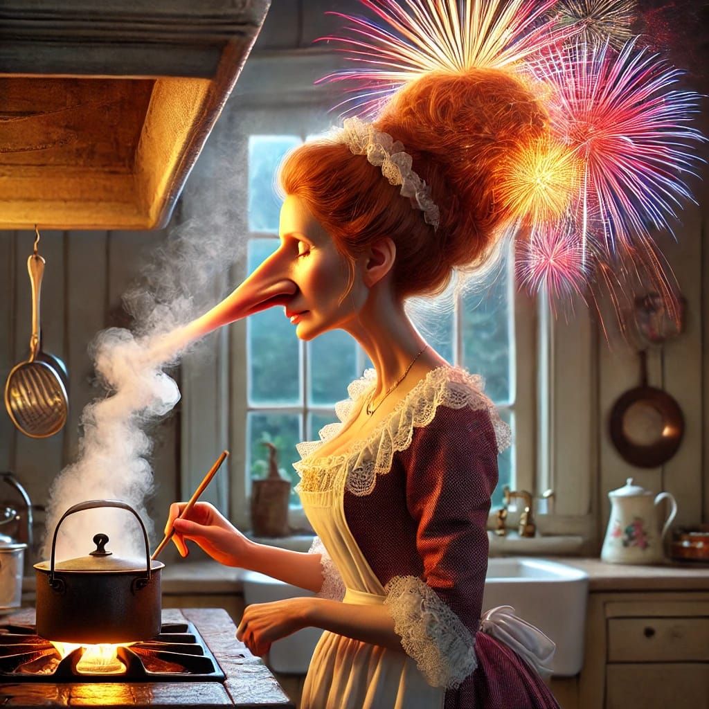 "Bonne à nez" ➜ Nose Maid (Happy New Year!)