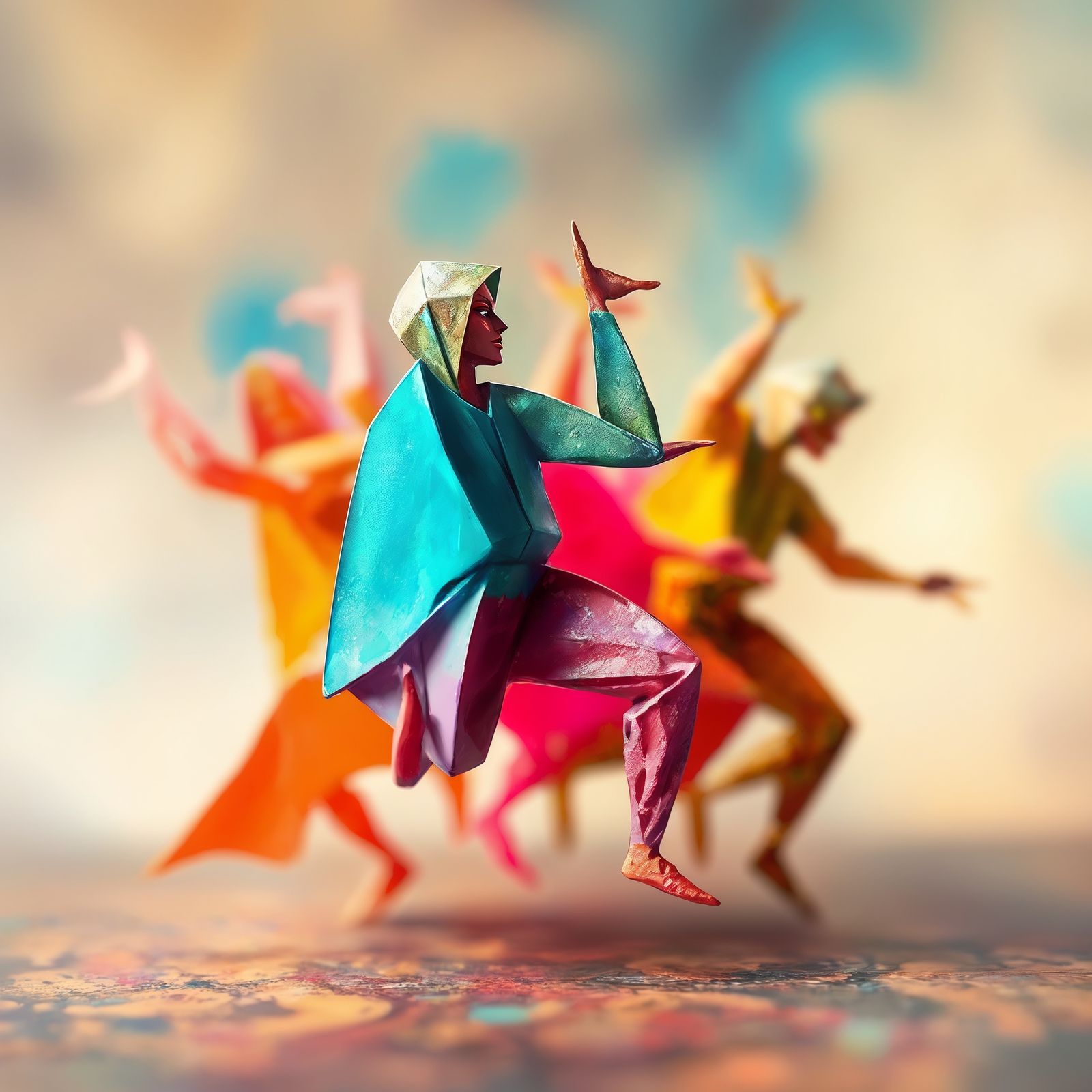 Origami Dancers