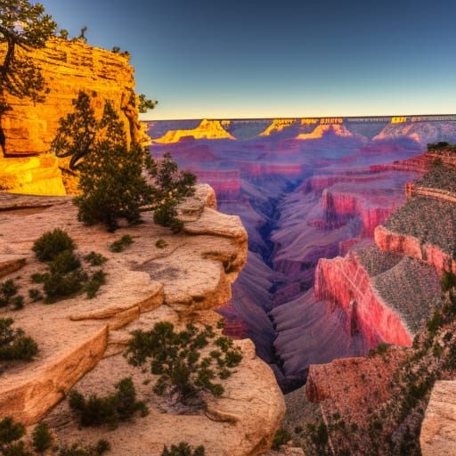 Grand canyon - AI Generated Artwork - NightCafe Creator