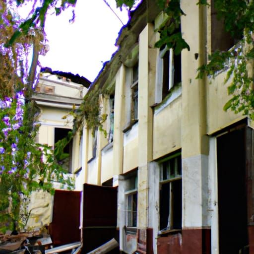 school in a warzone