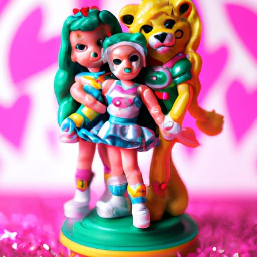 Fotografía de juguetes de los años 80 , figuras de plástico ...