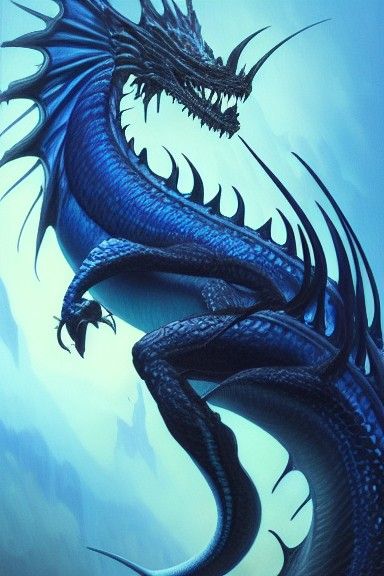 blue dragon