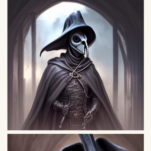 Black Death Plague Doctor - AI Generated Artwork - NightCafe Creator