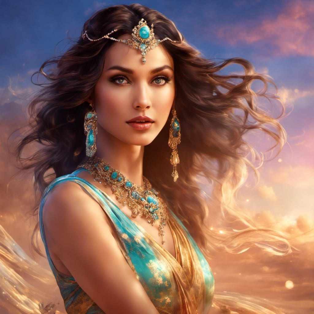 Queen of the Sands AI Generated Artwork NightCafe Creator