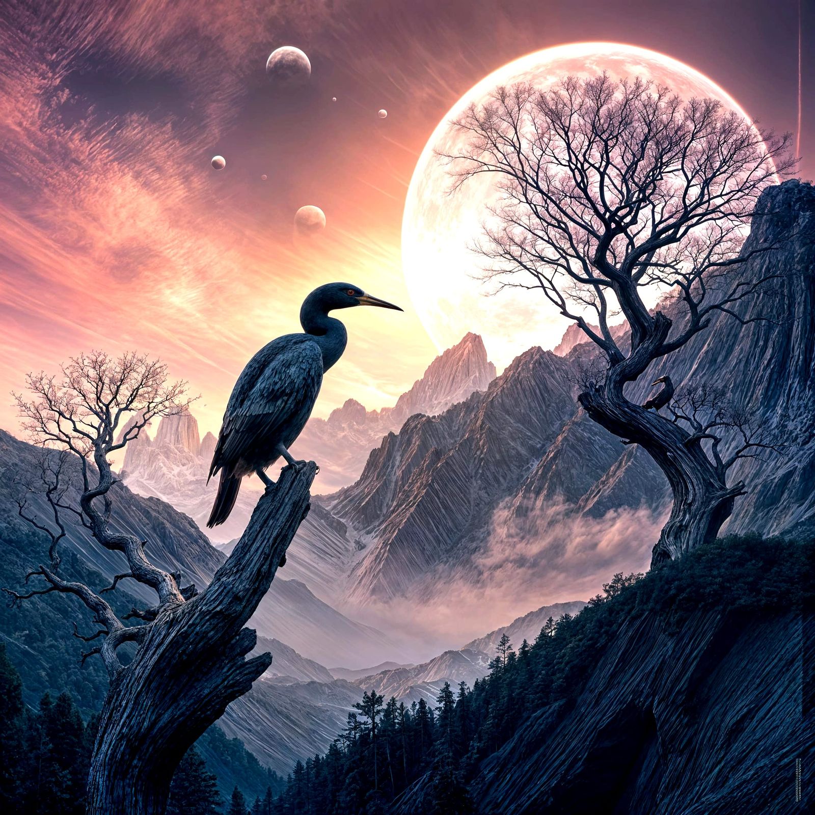 The Cormorant Girl  by @ArtByAj