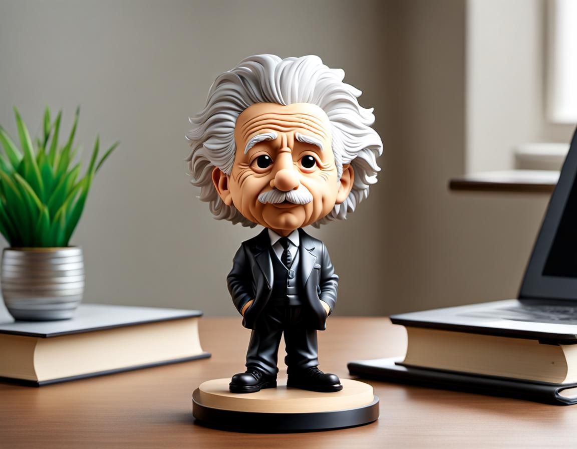 einstein bobblehead  by @muse