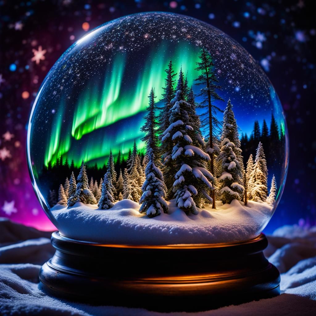 Snow globe  by @Ryn