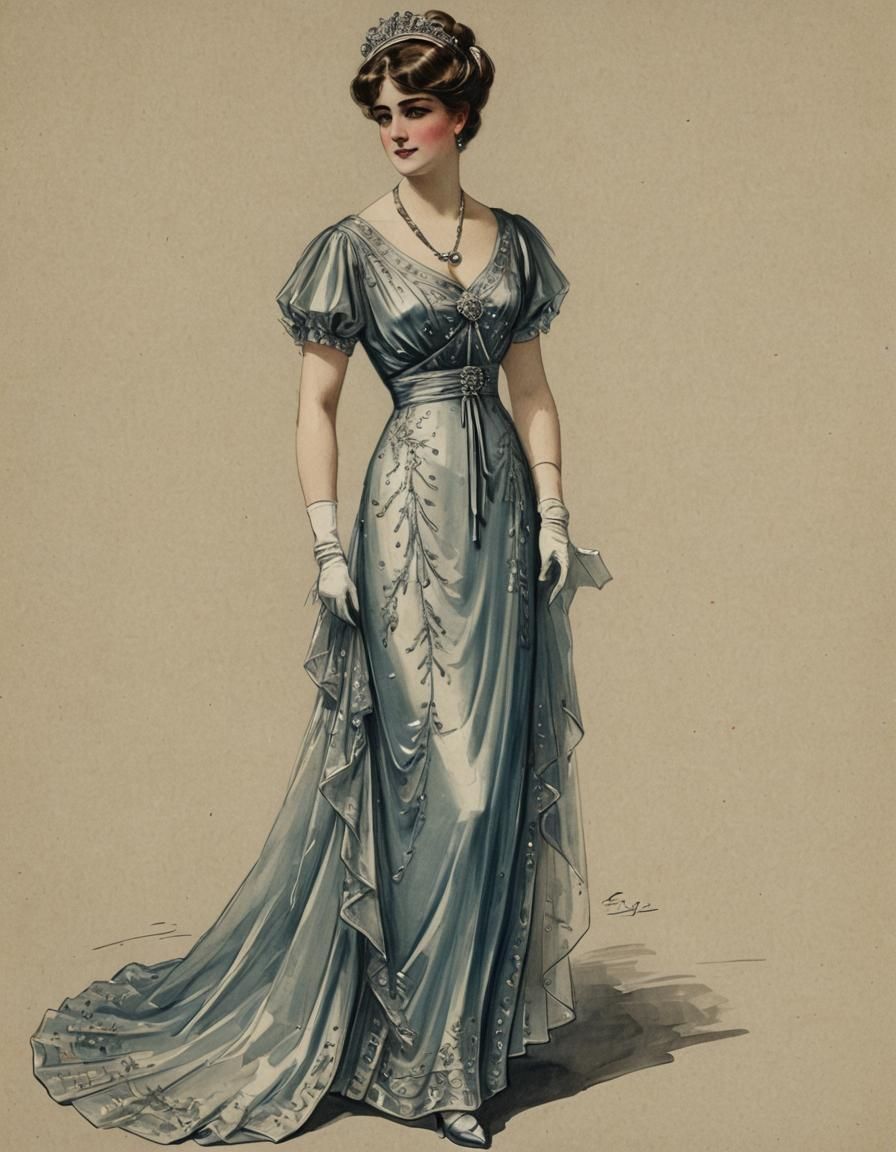 1912's Evening Gown