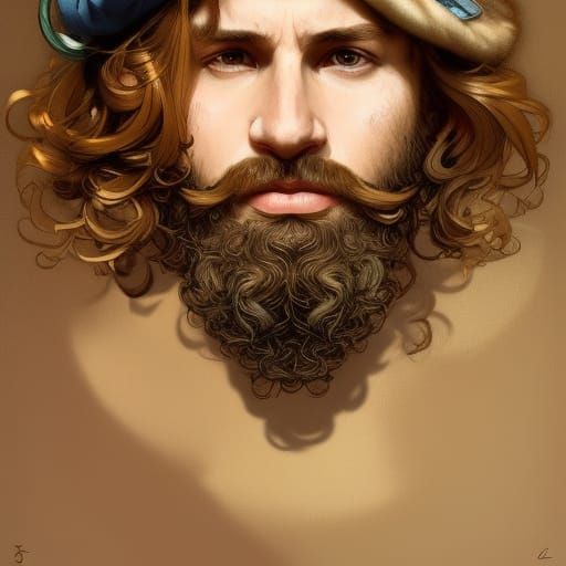Man with a light beard