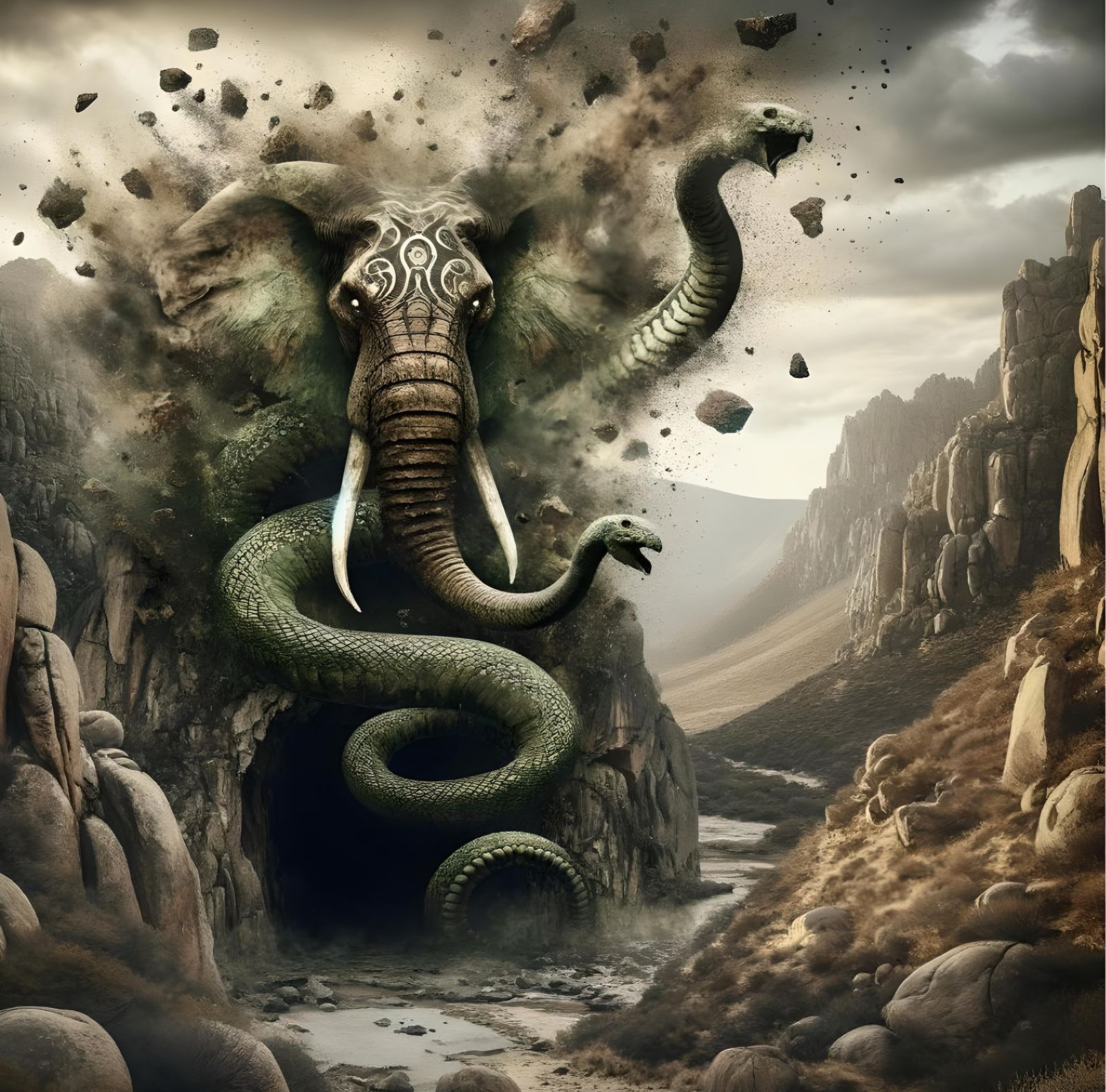 The South-Africa Richtersveld; Grootslang Legend