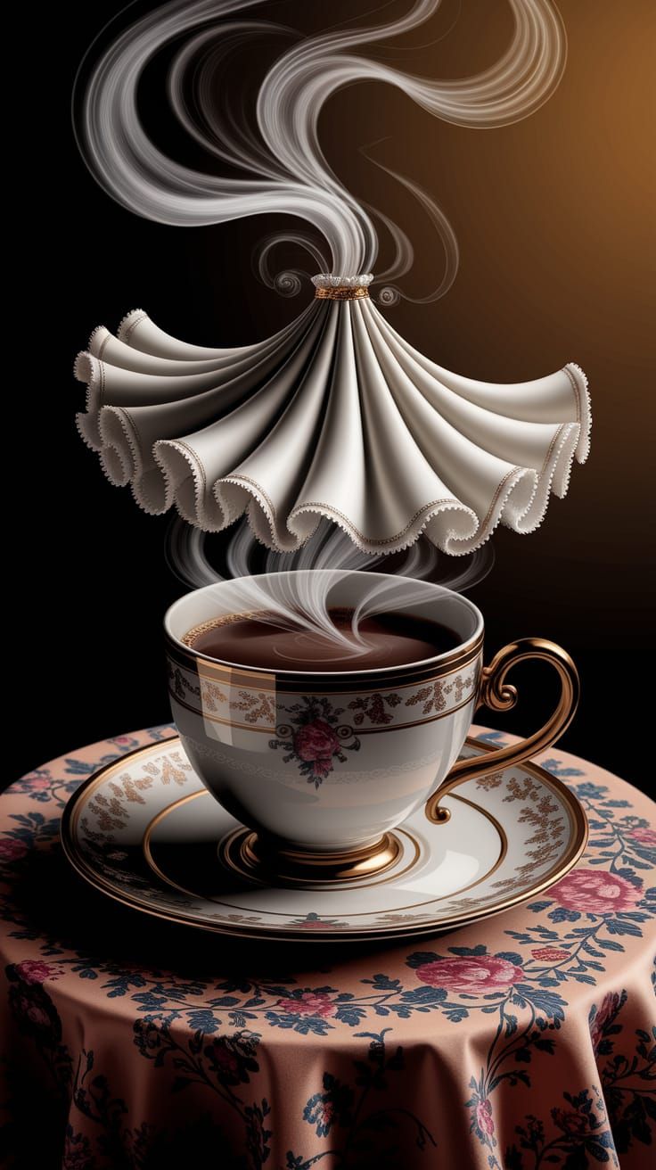 A cup of coffee is just…