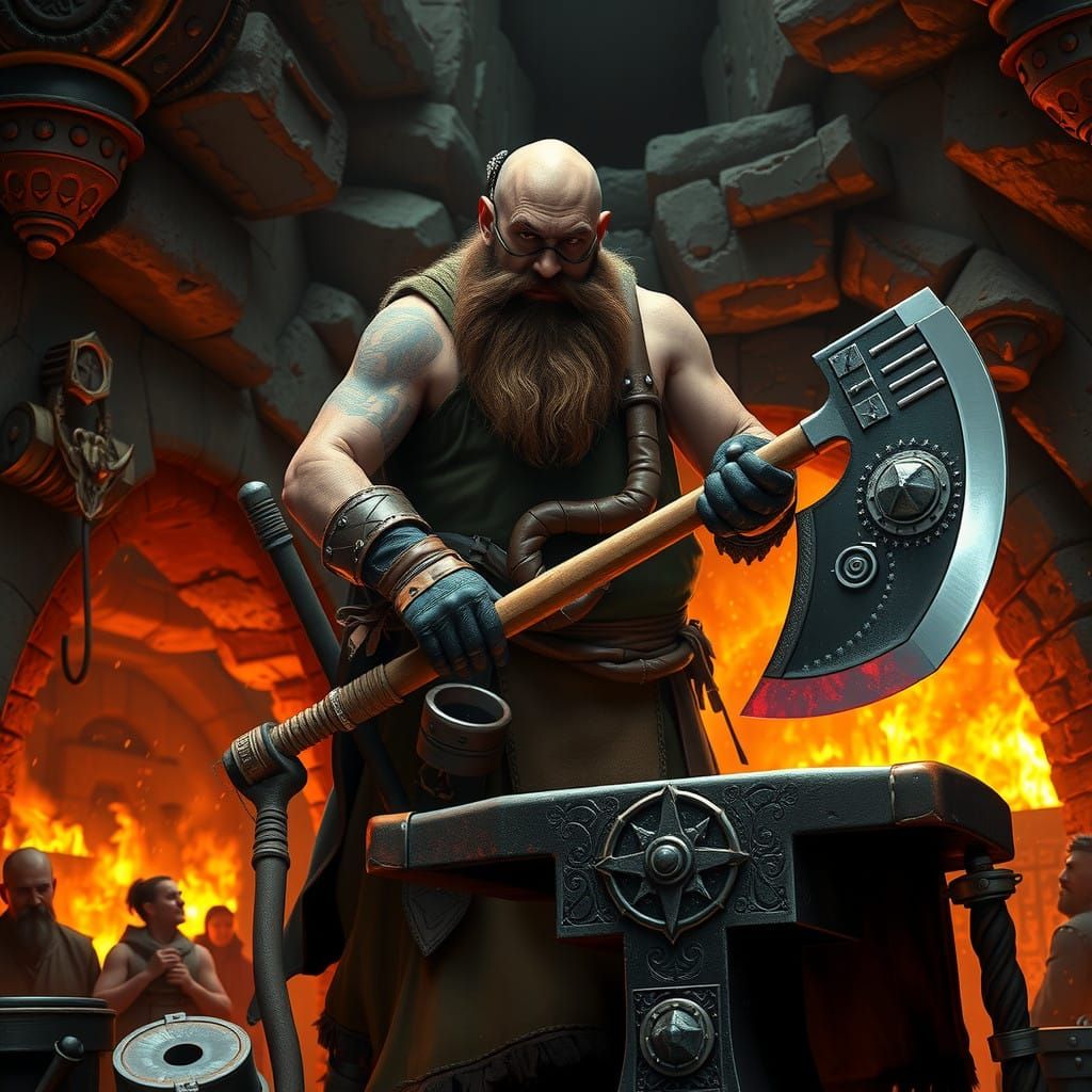 "From the Holy Forge of Aulë do I bring forth the instrument of Ilúvatar's divine justice!"