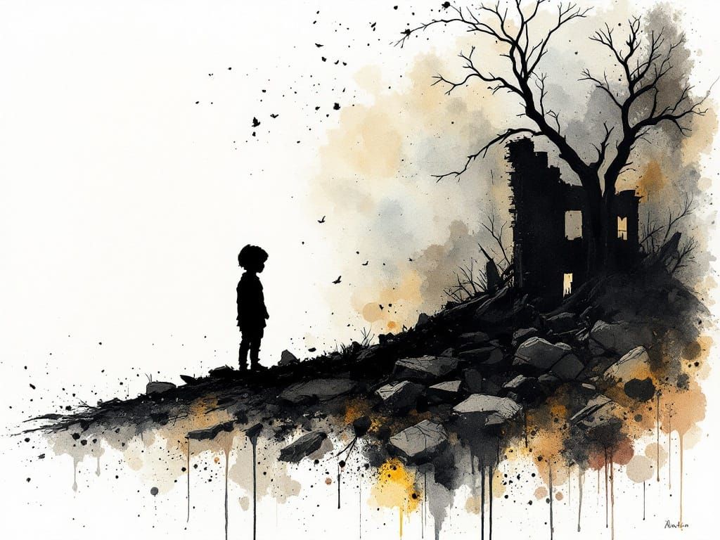 My Home | 🇵🇸 silhouette (Flux Pro v1.1)  by @Mak