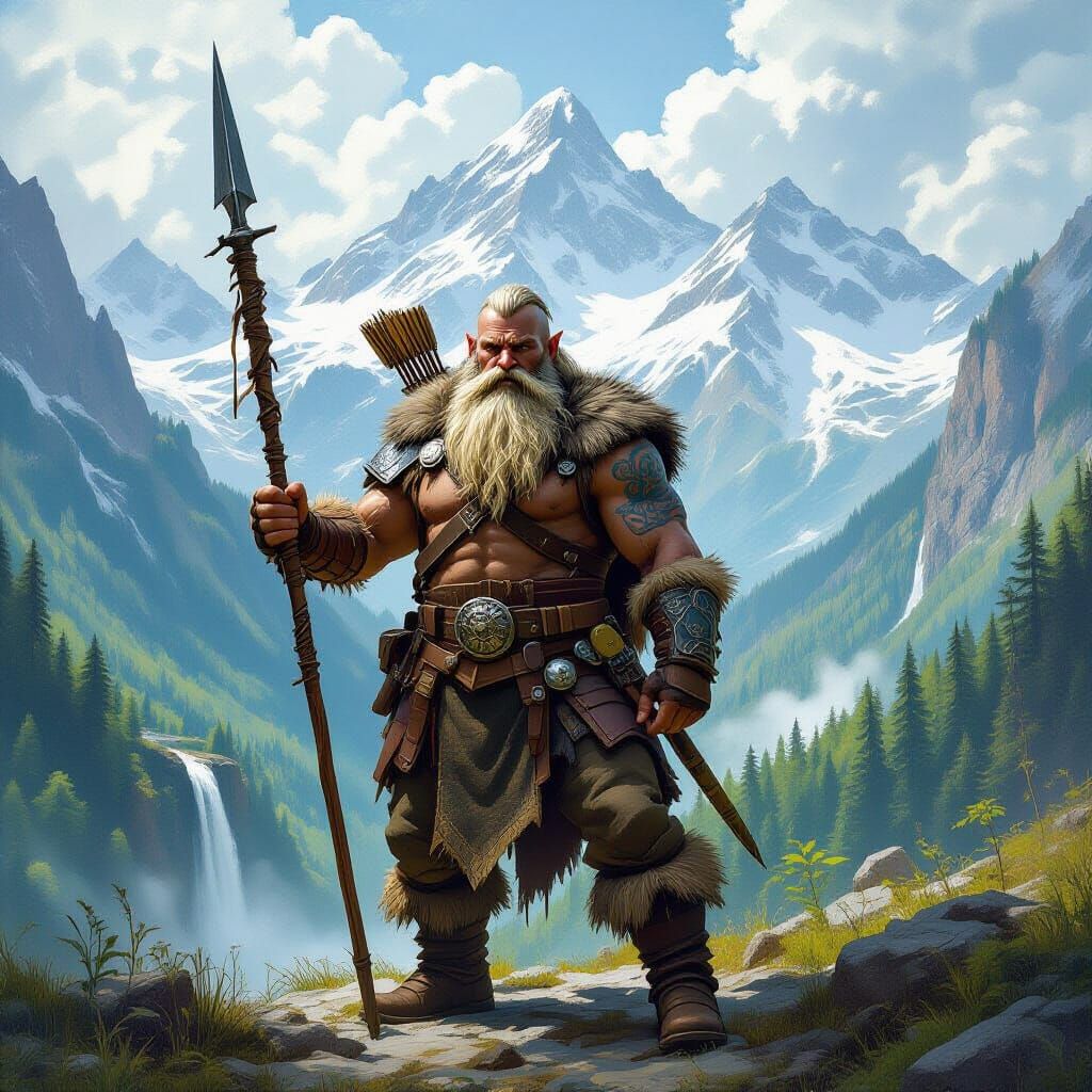 A dwarven hunter again.