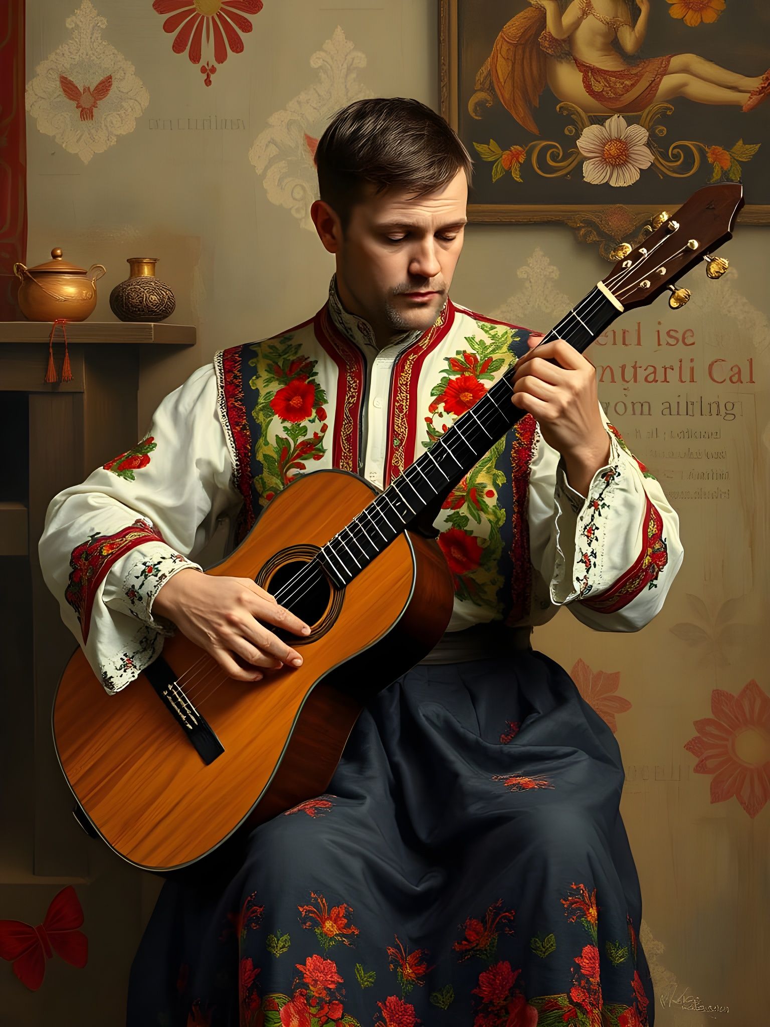 Lirnyk itinerant Ukrainian musician  by @Gary Murakami