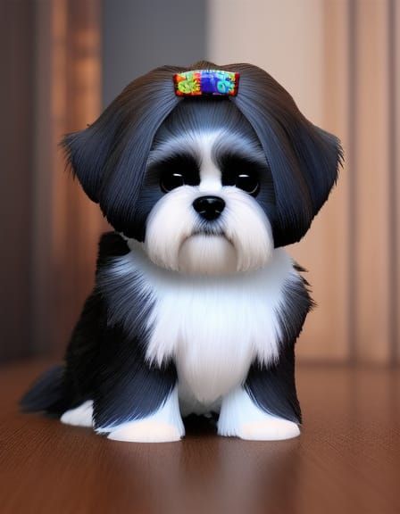 Xeme Xeranthemum Xerces_blue xaroncharoo super cute short-haired Shih ...