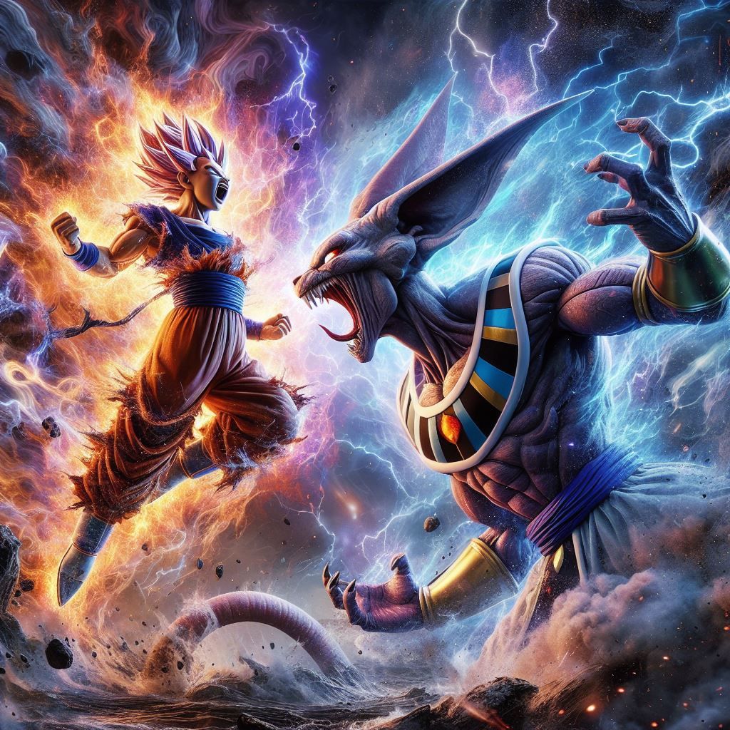 Goku Vs Beerus - Dark Edition