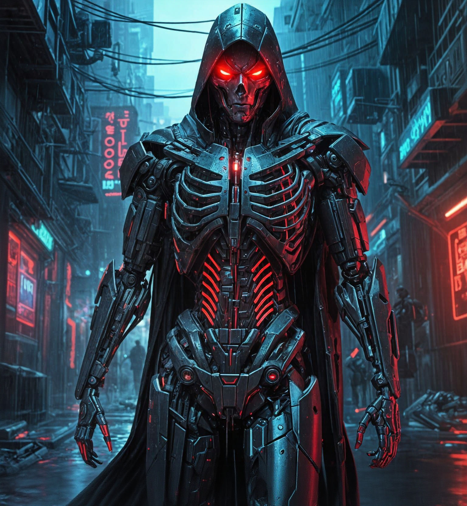 Necrotech's Finest 9  by @KingCrowley