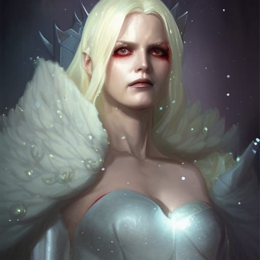 The White Queen - Emma Frost glitter skin.