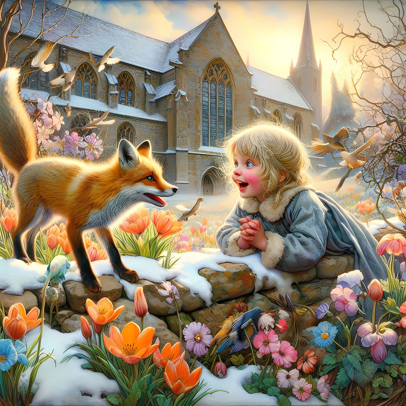 Encounter in the Churchyard