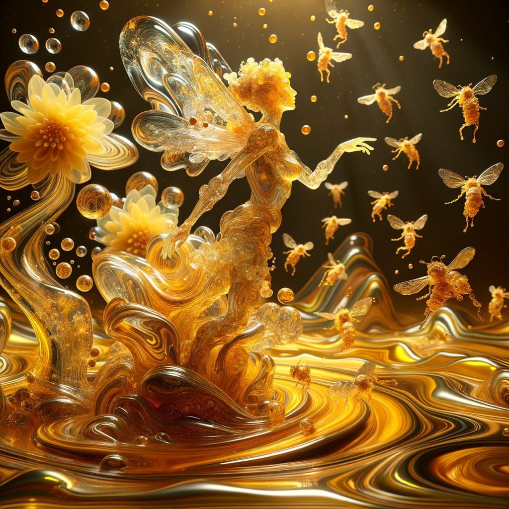 Liquid honey  by @X-96