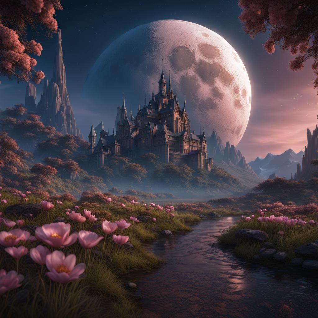 The Flower Moon, Epic, great view,   by @TNFT