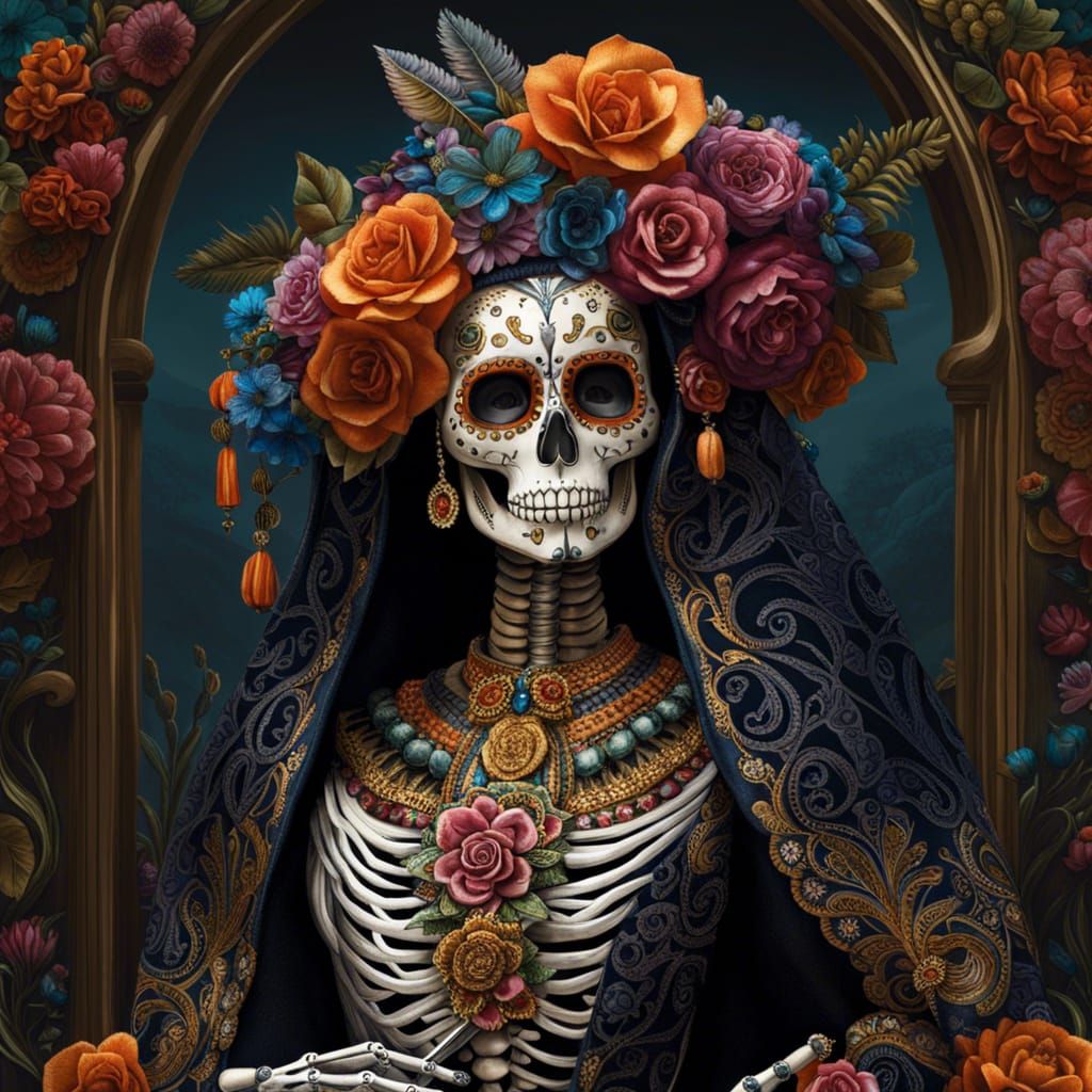 Día de los Muertos : La Faucheuse  by @Yumi