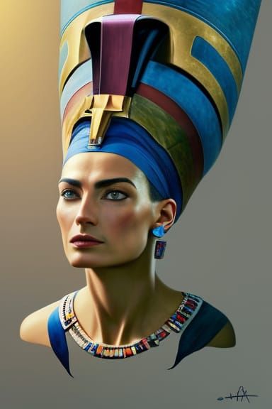 Nefertiti - AI Generated Artwork - NightCafe Creator