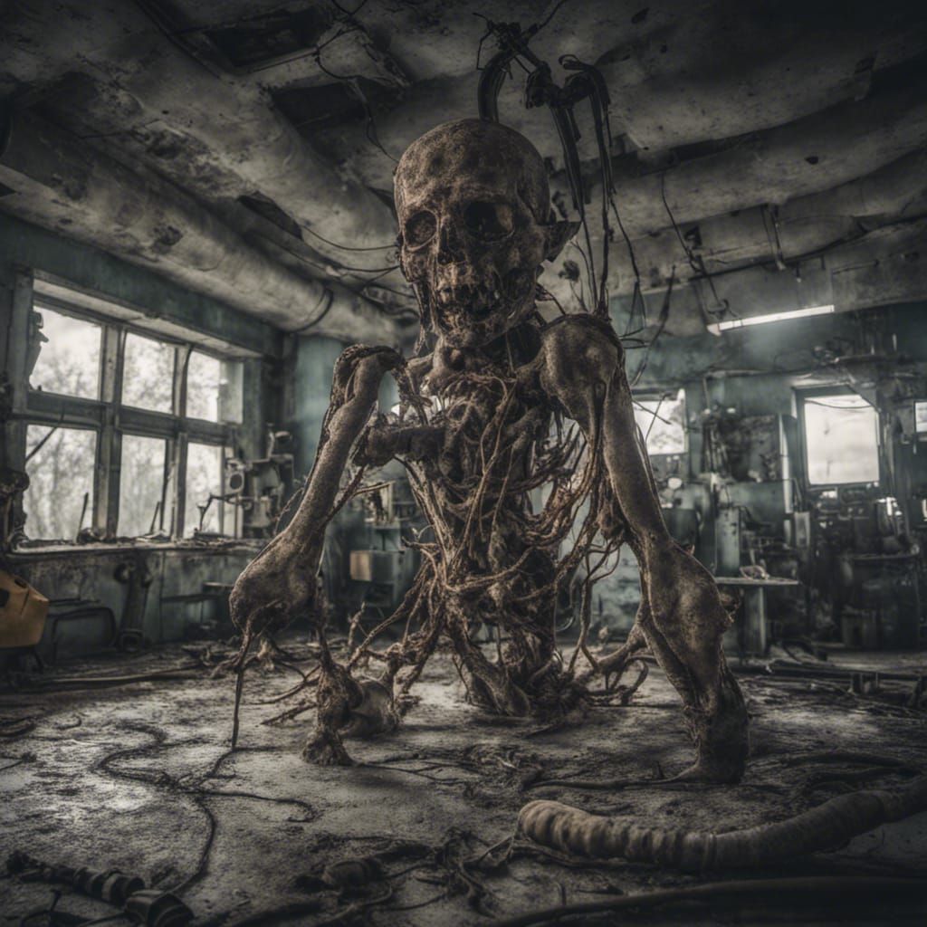 Failed genetic experiments found deep within Chernobyl no. 4...