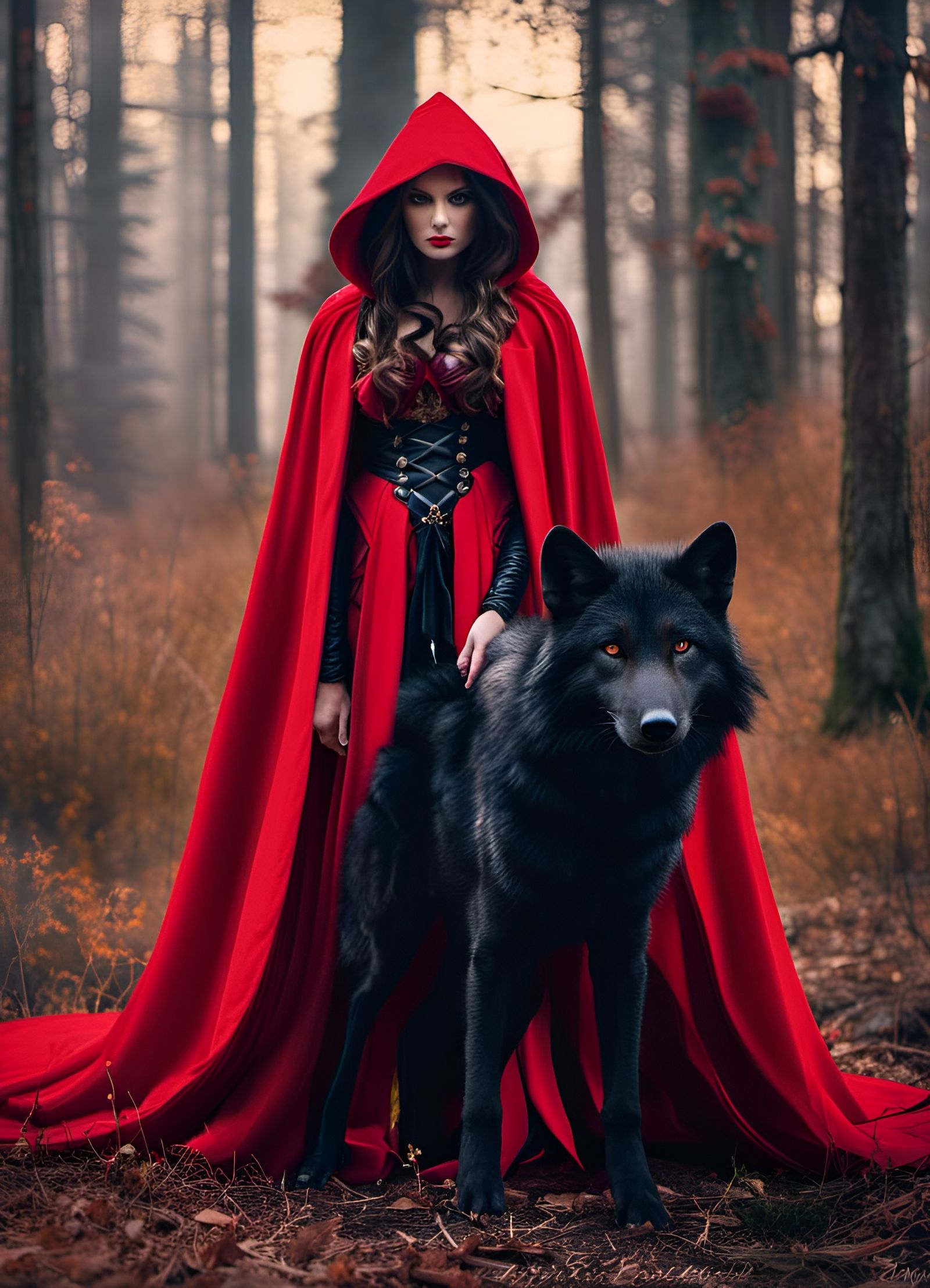 OUTFIT / AURORA SKY - RED REIDING HOODRED REIDING HOOD