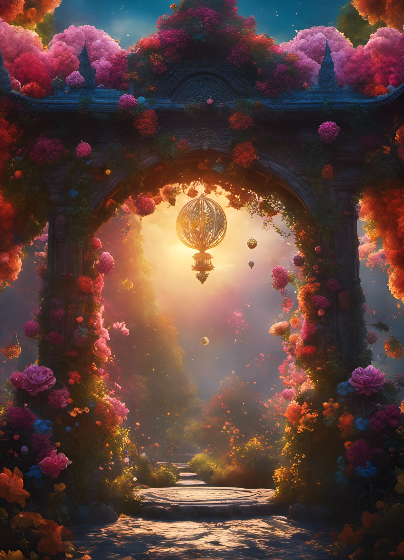 Bohemian Escape: Flower Blossom Cataclysm Gate