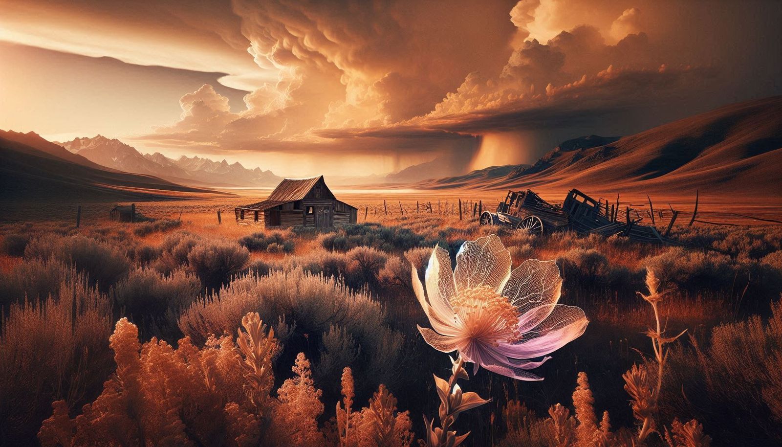 Flower in the plains