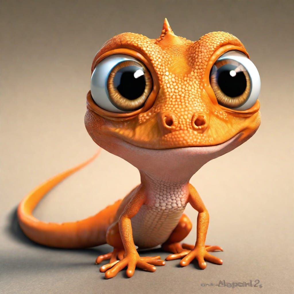 Little Orange Lizard