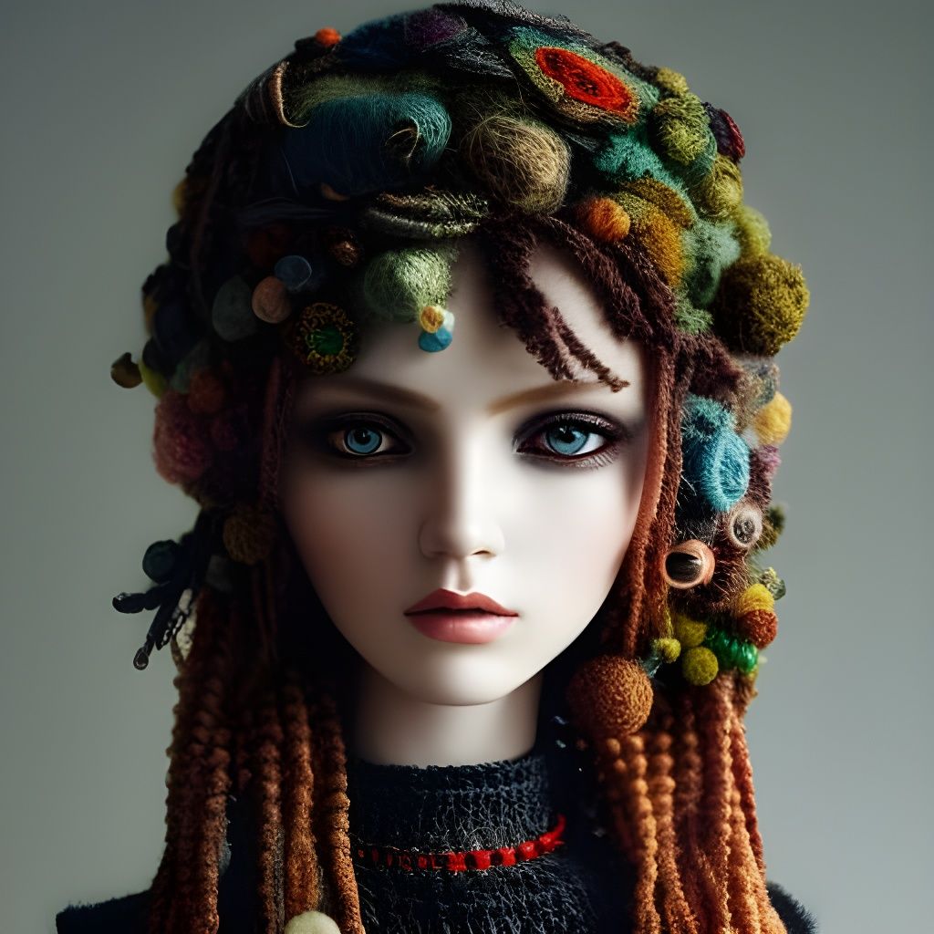 Yarn Doll 11 AI Generated Artwork NightCafe Creator