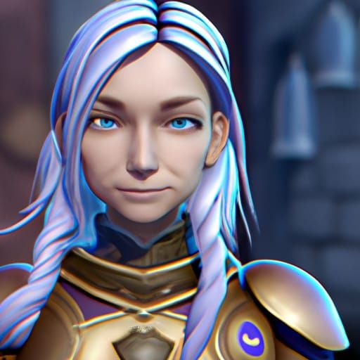 jaina valiente trending on Artstation Unreal Engine 3D shadi...