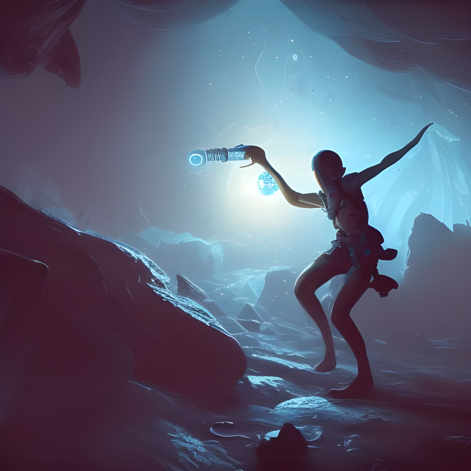 painting of an alien abduction, intricate detail, photoreali...