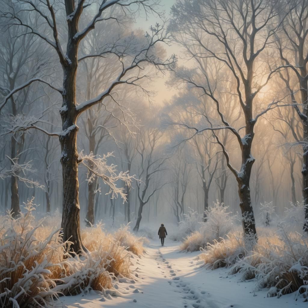 Winter | One word prompt + prompt magic challenge  by @TTRPG_Player