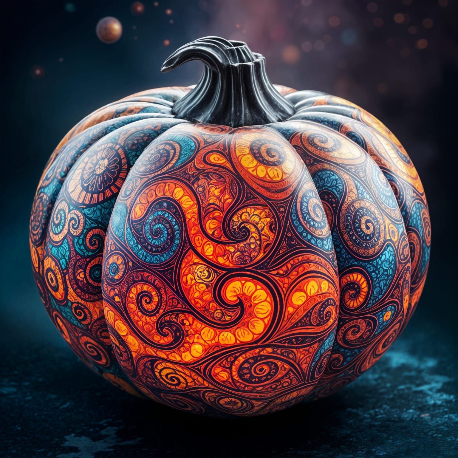 Psychedelic Gourd  by @Vic Williams