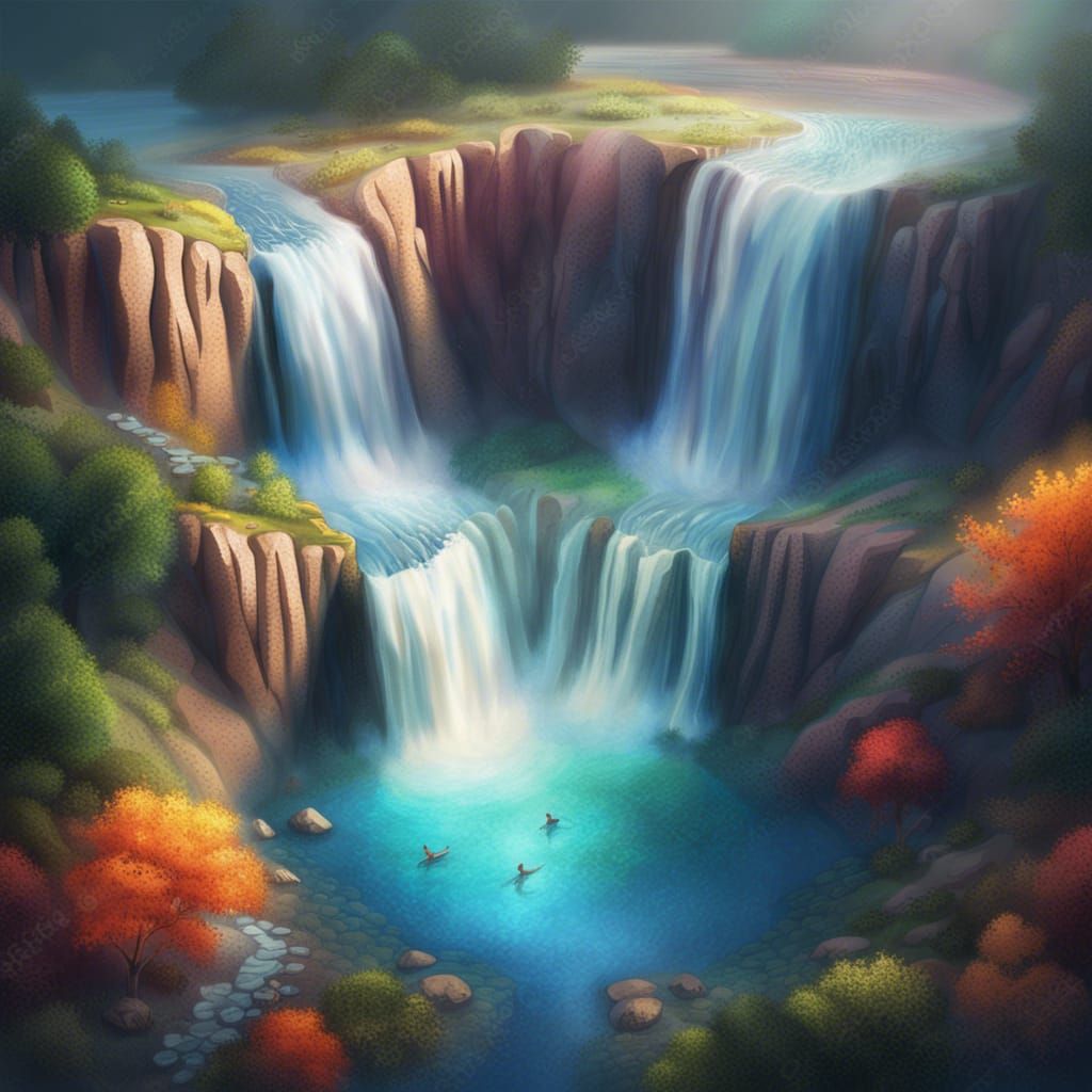 Huge waterfall