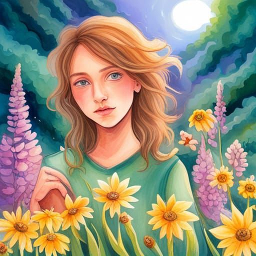 In the garden of friendship, flowers bloom forever. 🌼🌺 AI Generated